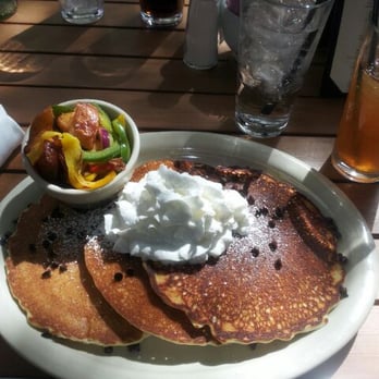Breakfast Club - Chocolate chip pankcakes, potatoes O'Brien and Arnold Palmer - Breakfast & Brunch Near Me - Phoenix, Arizona