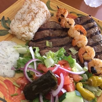Sultan Restaurant - Steak and shrimp plate - Greek Near Me - Miami Beach, Florida Sultan Restaurant - Steak and shrimp plate - Greek Near Me - Miami Beach, Florida