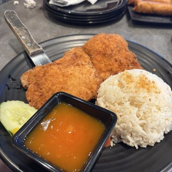 Mang Felix Kitchen Rainbow - Breaded Garlic Pork Chop with rice - Filipino Near Me - Las Vegas, Nevada Mang Felix Kitchen Rainbow - Breaded Garlic Pork Chop with rice - Filipino Near Me - Las Vegas, Nevada