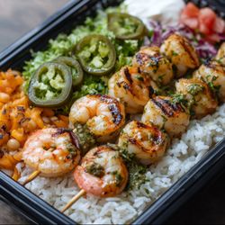 Chefs Brochetas - Shrimp bowl