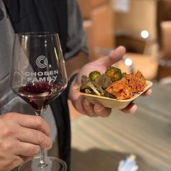 Oregon Wine Reserve - Chosen Family wine & Doyaji (beef bulgogi, kimchi & cucumbers)