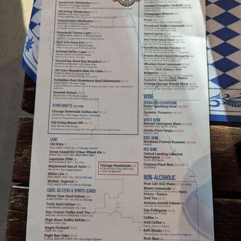 Chicago Brewhouse - Menu 2025 - Beer - Beer Bar Near Me - Chicago, Illinois