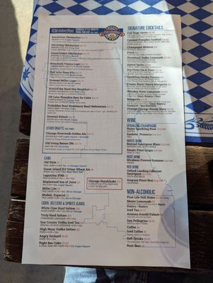 Menu photo 2 Chicago Brewhouse Chicago, IL
