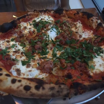 Area Four - Fennel, sausage, banana peppers trifecta - Pizza Near Me - Cambridge, Massachusetts