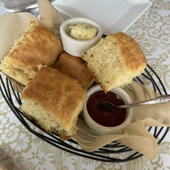 Hell's Backbone Grill & Farm - Biscuits and jam - American Near Me - Boulder, Utah Hell's Backbone Grill & Farm - Biscuits and jam - American Near Me - Boulder, Utah