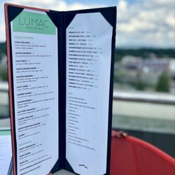 LUMAC Rooftop Bar - Menu