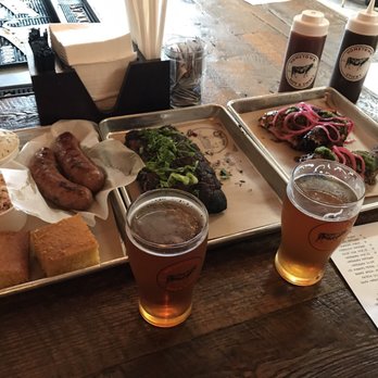Hometown Bar-B-Que - Everything in one shot - Barbeque Near Me - Brooklyn, New York