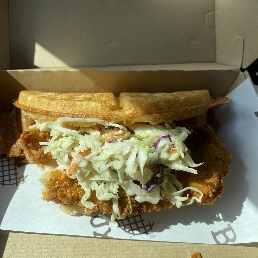 Bruxie - CHICKEN AND WAFFLE - Sandwiches Near Me - Orange, California
