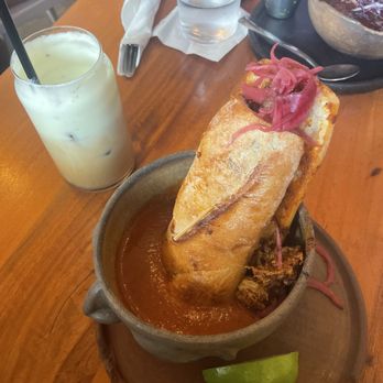 Xaman Cafe - Torta Ahogada - Cafes Near Me - Dallas, Texas