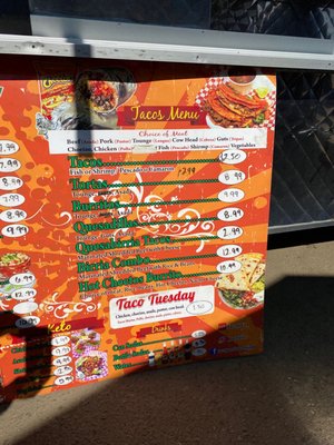 Menu photo 1 Taco Joe's Bakersfield, CA