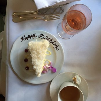 Halekulani Afternoon Tea - Coconut chiffon cake for Krysten's birthday :) - Tea Rooms Near Me - Honolulu, Hawaii Halekulani Afternoon Tea - Coconut chiffon cake for Krysten's birthday :) - Tea Rooms Near Me - Honolulu, Hawaii