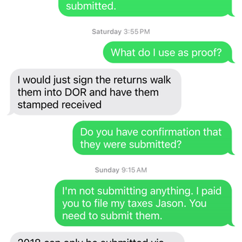 Belvedere Tax Group - Jason suggests I submit myself to avoid liability - Tax Services Near Me - Baltimore, Maryland