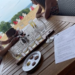 Beautiful views and a lovely pairing