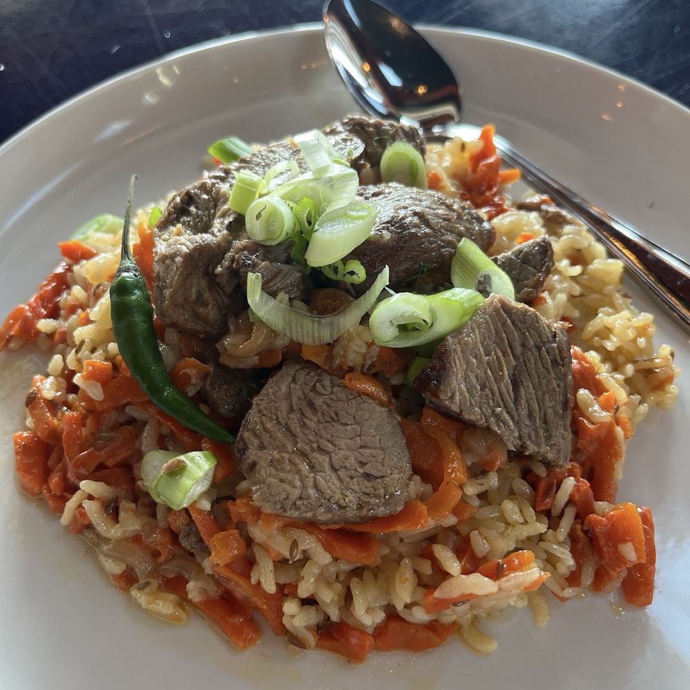 Beluga House Waterfront Restaurant - Pilaf with Lamb - Modern European Near Me - Boca Raton, Florida Beluga House Waterfront Restaurant - Pilaf with Lamb - Modern European Near Me - Boca Raton, Florida