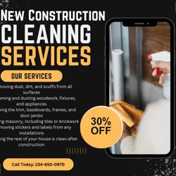 HoneyGlow Cleaning - New Construction Cleaning Services.