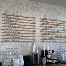 Drink Menu (as of May 2024)