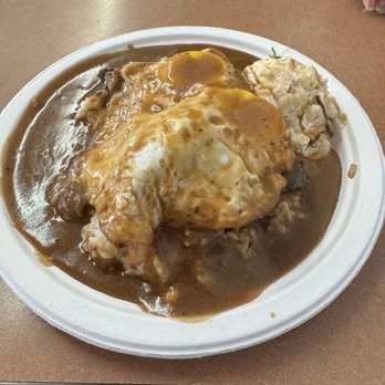 Button Up Cafe - 17. Braised Short Rib Loco Moco - Breakfast & Brunch Near Me - Pearl City, Hawaii Button Up Cafe - 17. Braised Short Rib Loco Moco - Breakfast & Brunch Near Me - Pearl City, Hawaii