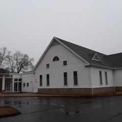 Pilgrim Covenant Church - Parking lot entry to church