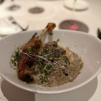 Grace Restaurant - Duck confit and linguine in a mushroom and Marsala wine sauce. - Diners Near Me - State College, Pennsylvania Grace Restaurant - Duck confit and linguine in a mushroom and Marsala wine sauce. - Diners Near Me - State College, Pennsylvania