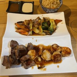 Iron Chef - Hibachi Filet Mignon and Scallop