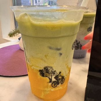 Copper Mug Coffee - Iced Mango Matcha - Coffee & Tea Near Me - Brooklyn, New York Copper Mug Coffee - Iced Mango Matcha - Coffee & Tea Near Me - Brooklyn, New York