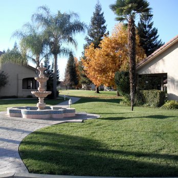 Gowin Green - a fountain in a residential area - Landscaping Near Me - Tulare, California Gowin Green - a fountain in a residential area - Landscaping Near Me - Tulare, California