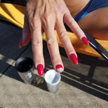 Paris Nails - Second nail in only two weeks. - Nail Salons Near Me - Greenwood, Indiana