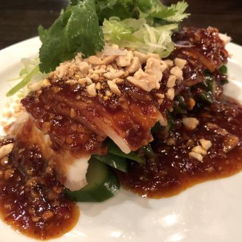 Mein Restaurant - Garlic pork belly. It's very garlicky. - Chinese Near Me - Houston, Texas