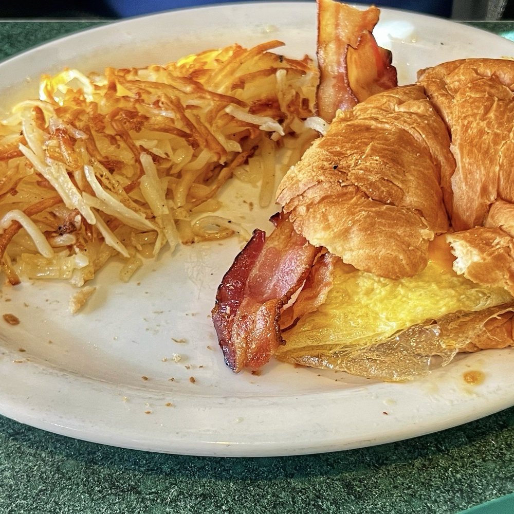 Metro Diner - Bacon, Egg & Cheese Croissant - American Near Me - Tampa, Florida Metro Diner - Bacon, Egg & Cheese Croissant - American Near Me - Tampa, Florida