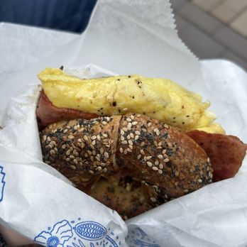 Spread Bagelry - Turkey Bacon & Egg Sandwich - Breakfast & Brunch Near Me - Philadelphia, Pennsylvania