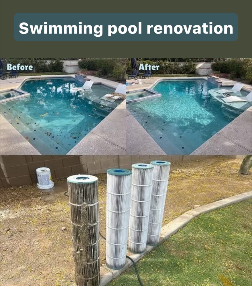 Slide of Blue Aqua Pools Spa