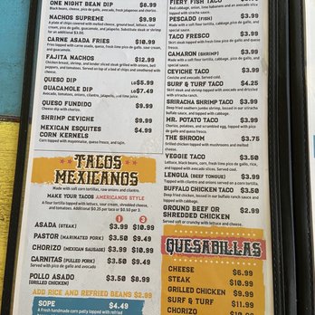 One Night Taco Stand - Menu - Tacos Near Me - Jacksonville, Florida One Night Taco Stand - Menu - Tacos Near Me - Jacksonville, Florida