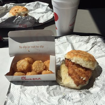Chick-fil-A - Chicken Biscuit Combo w/ hash browns ($5.35) - Fast Food Near Me - Howell, New Jersey