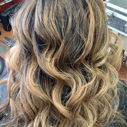 Hair washed , blow out & curled . Done by Marissa Hair washed , blow out & curled . Done by Marissa