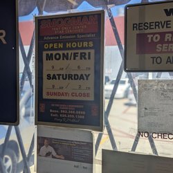 Smogman Test Only Center - Hours