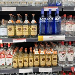 LCBO - Liquor prices will make you blush. $50 for a liter of Tito's?! Please.