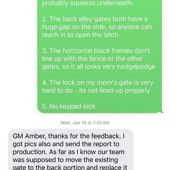 Bespoke Fence - Texts about problems - Fences & Gates Near Me - Chicago, Illinois