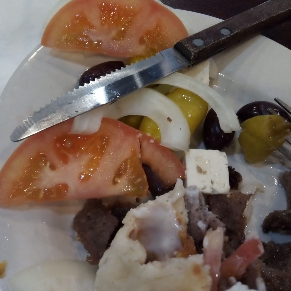 Nano's Pizza - The salad items in the gyro plate. - Pizza Near Me - Morton Grove, Illinois Nano's Pizza - The salad items in the gyro plate. - Pizza Near Me - Morton Grove, Illinois