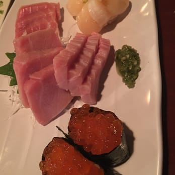 Hana Japanese Eatery - Ikura, scallop nigiri and toro sashimi special - Sushi Bars Near Me - Phoenix, Arizona Hana Japanese Eatery - Ikura, scallop nigiri and toro sashimi special - Sushi Bars Near Me - Phoenix, Arizona