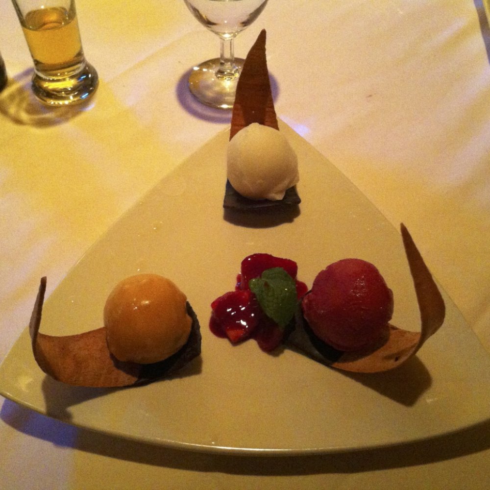 The Bistro - Trio of Sorbet - New American Near Me - Indio, California The Bistro - Trio of Sorbet - New American Near Me - Indio, California