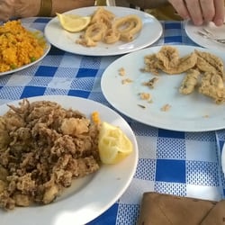 El Zagal - Puntillitas, boquerones al limón, calamares y arroz!