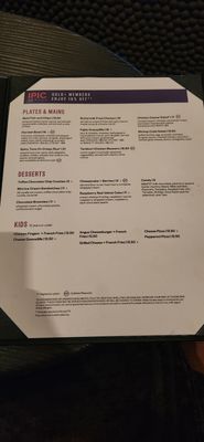 Menu photo 3 IPIC New York City New York, NY