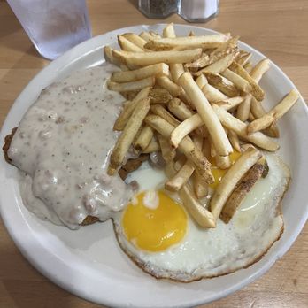 Pop's Cafe - Chicken fried steak with fries - Breakfast & Brunch Near Me - Downey, California Pop's Cafe - Chicken fried steak with fries - Breakfast & Brunch Near Me - Downey, California