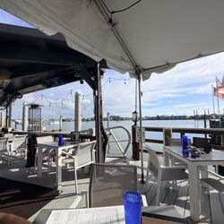 The Boathouse On Naples Bay - Our view from the table. Beautiful day.