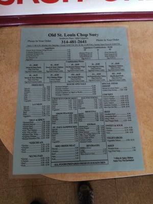 Menu photo 6 Old St Louis Chop Suey St. Louis, MO Menu photo 6 Old St Louis Chop Suey St. Louis, MO