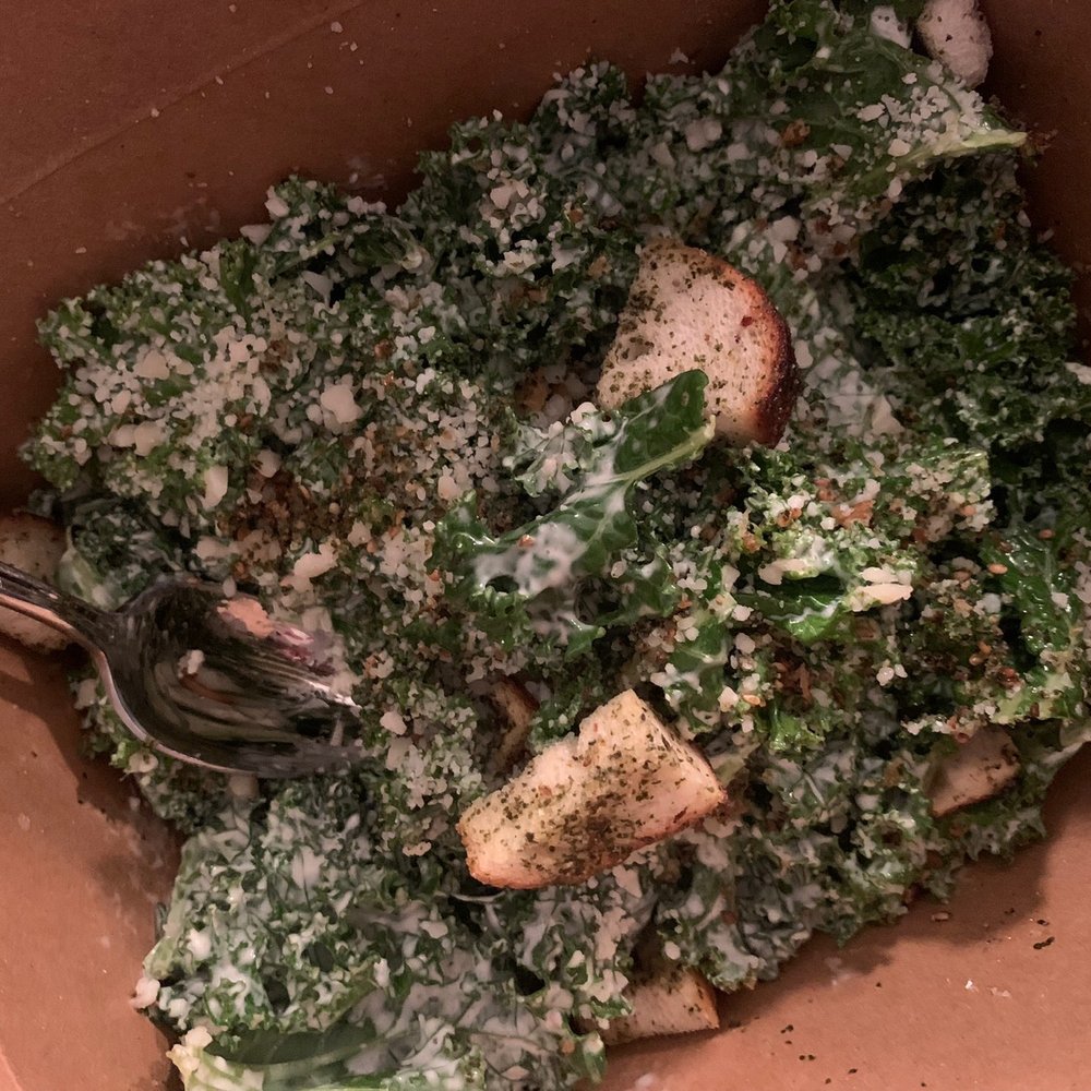 ZIG ZAG BBQ - Kale Caesar-ish Salad - Barbeque Near Me - Philadelphia, Pennsylvania ZIG ZAG BBQ - Kale Caesar-ish Salad - Barbeque Near Me - Philadelphia, Pennsylvania
