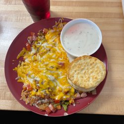 Mary's Grill - Loaded hash browns