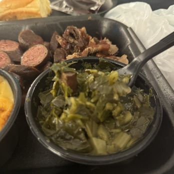 Whole Hog Cafe - Collard greens was hot and good. - Barbeque Near Me - Fayetteville, Arkansas Whole Hog Cafe - Collard greens was hot and good. - Barbeque Near Me - Fayetteville, Arkansas