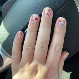The results of the nails (gel polish) The results of the nails (gel polish)