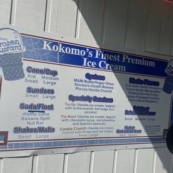 Kokomo Frozen Custard - Ice Cream & Frozen Yogurt Near Me - Kokomo, Indiana Kokomo Frozen Custard - Ice Cream & Frozen Yogurt Near Me - Kokomo, Indiana